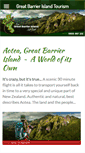 Mobile Screenshot of greatbarrierislandtourism.co.nz